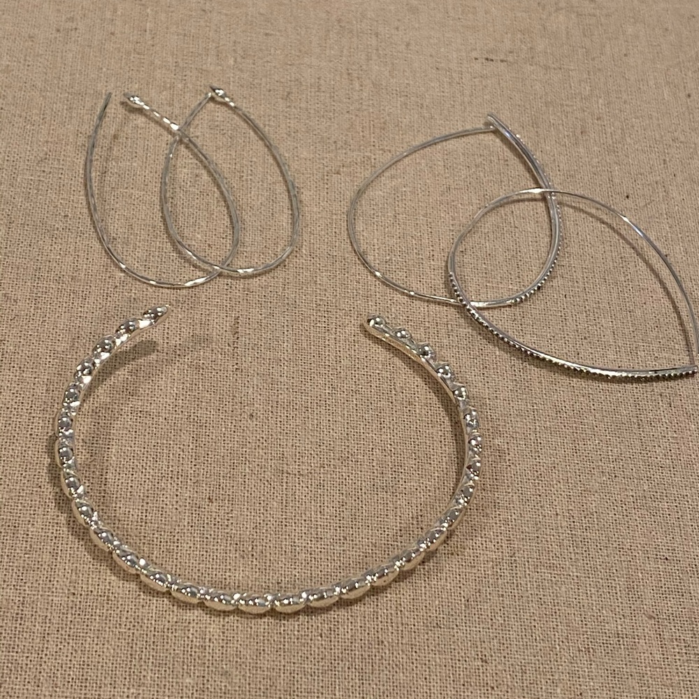 stella & dot earrings and bracelets